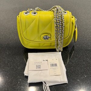 Coach Pillow Madison 18 Keylime Quilted Shoulder Bag